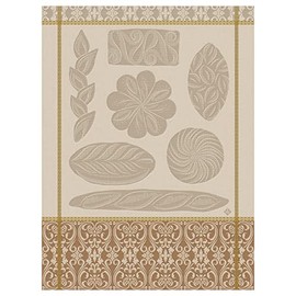Le Jacquard Français 27520 Tea Towel Ronde Des Pains Seigle 80 x 60 cm Cotton