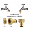 GIONAR Pack of 2 Tap Adapters, 1/2 Inch and 3/4