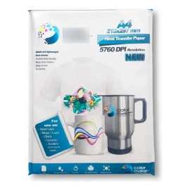 Papel Para Sublimacion Sublimar A4 Colormake 100 Hoja Light Color Blanco                                                                              