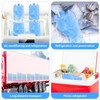 VICASKY 4 Pcs Freezer Packs for Coolers Ice Lunch Boxes