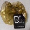 Dasha NWT sheer organza snood bronze gold Stars