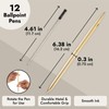 Juvale Gold Ballpoint Pens - Pack of 12, 1 Mm