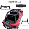 BESTAOO Roll Bar Padding for 2018-2023 Jeep Wrangler JL Unlimited