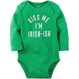 Carter's Baby Bodysuits 119g164, Green, 6M