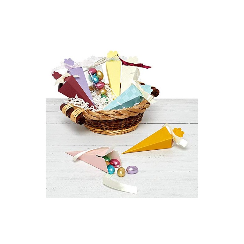 Clear Cone Favor Boxes | Quantity: 20 | Width: 1