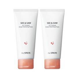 The Saem C&Shoe AC Control Deep Cleansing Foam 120mlx2 (until 27.04.27) / 더샘 씨앤소 에이씨 컨트롤 딥 클렌징폼 120mlx2개 (27.04.27까지)