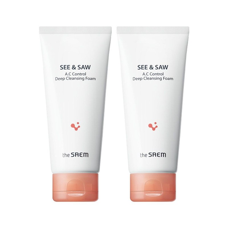 The Saem C&Shoe AC Control Deep Cleansing Foam 120mlx2 (until