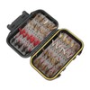 40Pcs Fly Fishing Flies Kit Stainless Steel with Box Lures