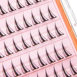 CORINGCO Toktok Hara Light Self Adhesive False Eyelashes, Natural Look, No Glue Needed, Assorted Set of 9/10/11mm, Reusable Lash Clusters Kbeauty - Bold