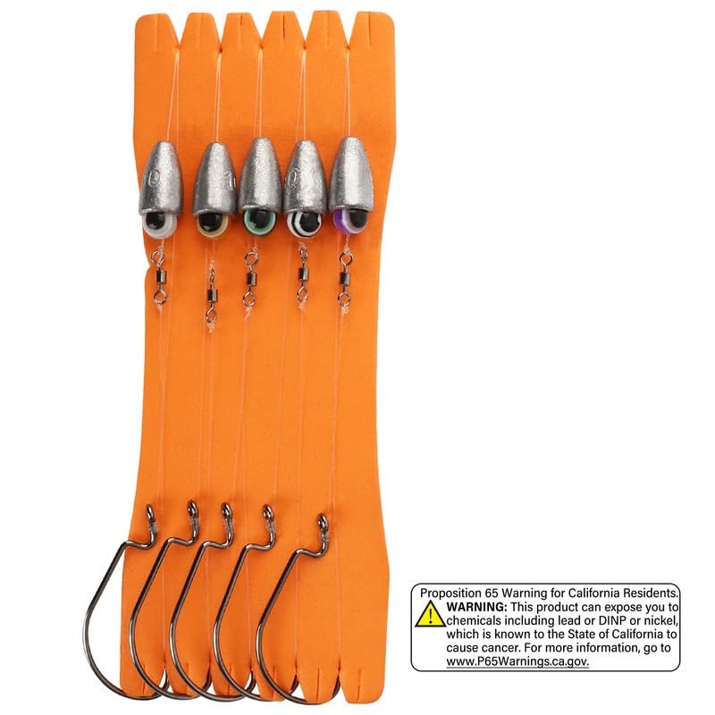 Dovesun Carolina Rig Kit for Bass Fishing Bullet-Weights Carolina Ready