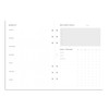 Filofax Organizer Refill, A5 Size, Wellness Trackers Pack, White Paper,