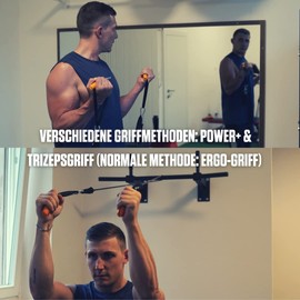 A90 Resistance Bands - Combine Resistance Training with Sling and Strength Training - Fitness Bands Set - Fitness Accessories - Fitness Grips - Fitness Grip - Home Gym - Home Gym Handle - Lat Pull