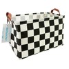 LANGYASHAN Rectangular Storage Bin Collapse Canvas Fabric Cartoon Storage Basket