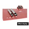 sourcing map Round Steel Leather Craft Hollow Hole Punch 32mm