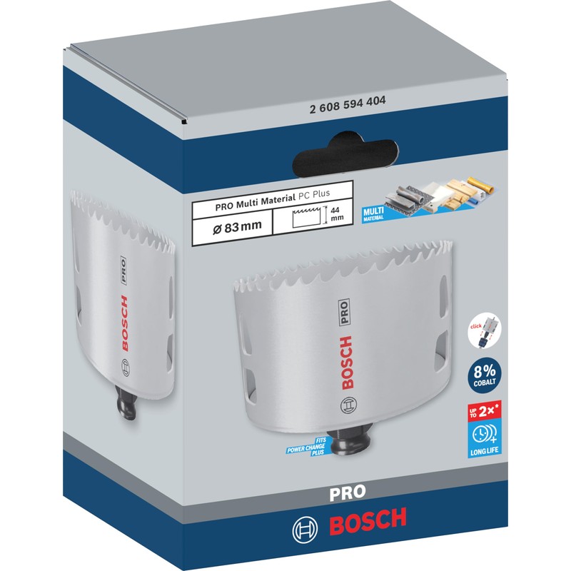 Bosch 1 x PRO Multi Material Power Change Plus Hole