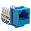 Cat5e Keystone Ethernet Wall Jack Punch Down UTP 45-Degree (Easier