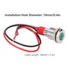 Voyant 220V LED Metal Indicator Light, Small Wired Industrial Control