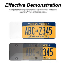 2 Pack Car License Plate Frame, Universal US License Plate Holders