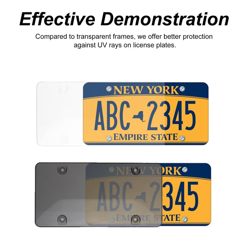 2 Pack Car License Plate Frame, Universal US License Plate