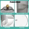 Concealed Toothbrush Holder, Rotating Bathroom Organizer Countertop, Toothbrush Holders with