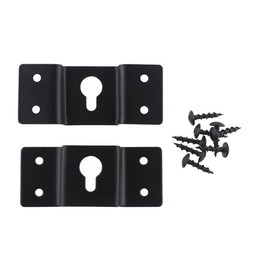 Small Speaker Brackets Bracket Wall Universal DIY 70 mm X 30 mm Screws 8 Pieces Included (Set of 1)