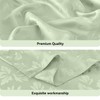 Romanstile Spring Jacquard Rectangle Tablecloth - Waterproof Damask Floral Pattern