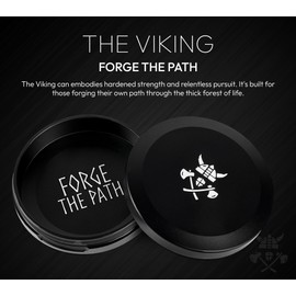 Nordicool Viking Metal Pouch Can - Forge The Path | Pocket-Sized Aluminum Pouch Container | Minimalist Small Storage Tin for Travel & Everyday Carry (Single Compartment)