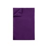 Toodou Soft Brushed Microfiber Purple Twin Flat Sheets-Comfortable and Durable