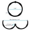 TCMAO Shower Curtain Hooks, Rustproof Decorative Shower Curtain Rings Metal