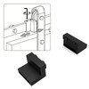CCJH Barn Door Stopper 2PCS for Top Track Sliding Door