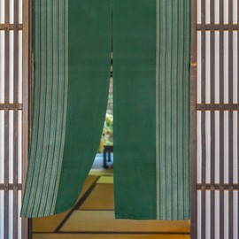 N's COLLECTION Fashionable Curtain Room Divider Privacy Curtain Japanese Style Japanese Pattern Japanese Modern Japanese Style Modern Japanese Curtain Japan Solid Simple Tsumugi Asuka 85cm Width