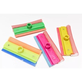 Jumbo Jalador Limpiavidrios Jumbo C/bastón Madera (24 Pzas)