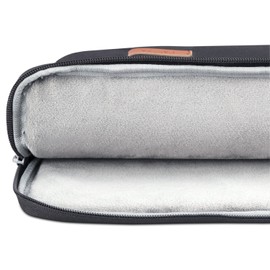 CASEZA MacBook Air (2018) Case/MacBook Pro 13 Sleeve Black London Laptop Bag for MacBook Air (2018) MacBook Pro 13 Dell Surface Pro & many 11-12 inches Notebooks - Water Resistant with Two Pockets