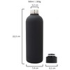T&N Classique Stainless Steel Drinking Bottle 500 ml Anthracite