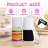 Kanzith Bracelet String,4Roll Elastic Cord with Scissors and Beading Needle