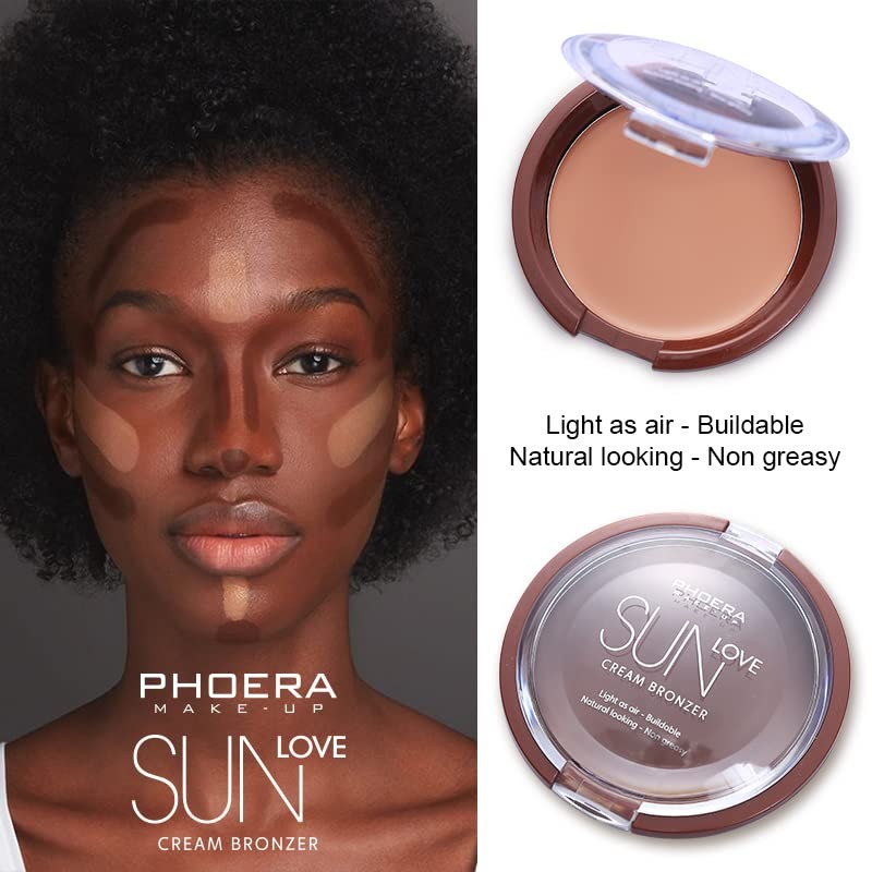 Phoera Blendable cream bronzer sun love cream natural looking matte
