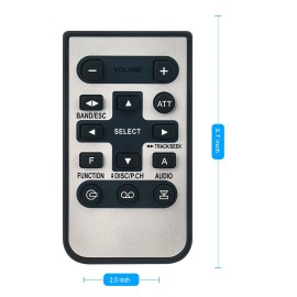 For Pioneer PNR001 Replace Remote Control for Pioneer Car Stereo System QXA-3303 DEH-1300MP