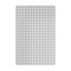 Cathedral Products Peg Board with 12 Hooks - White -