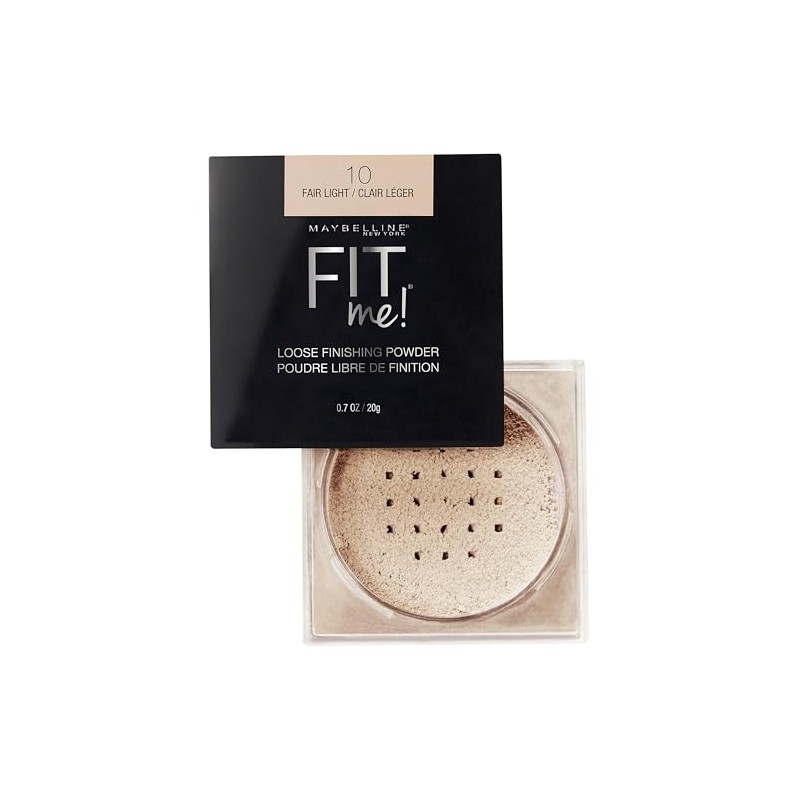 Maybelline Fit Me Loose Finishing Powder, Fair Light, 0.7 oz.