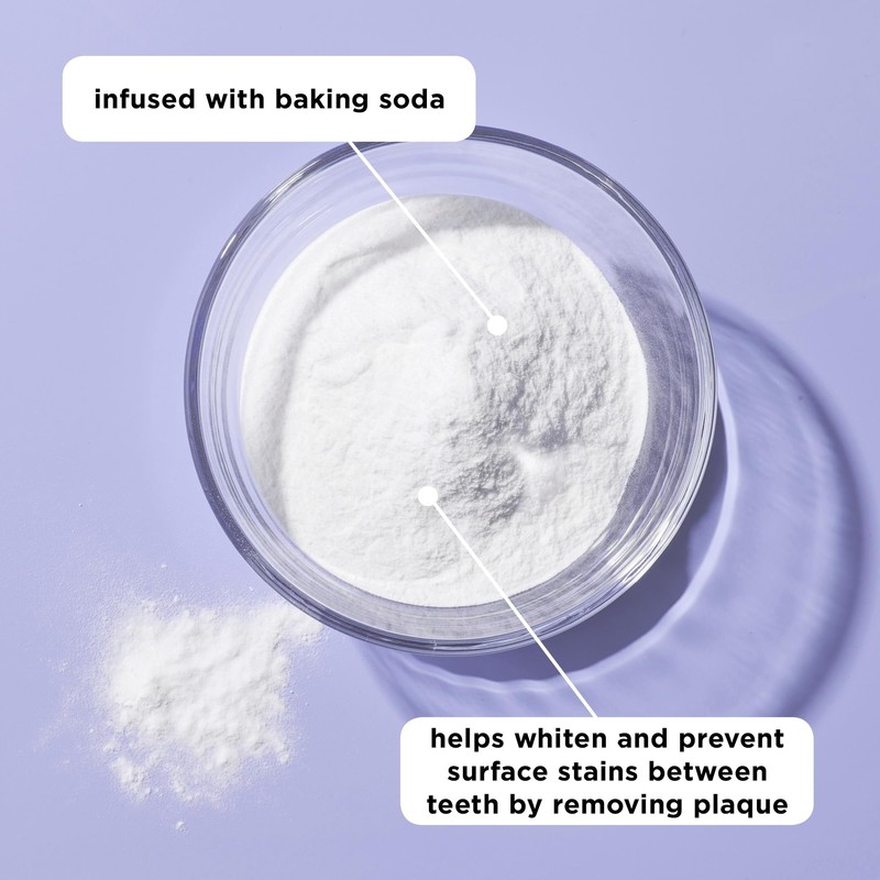 REACH POP Whitening Dental Floss, Peppermint, Baking Soda Infused, Teeth