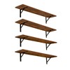 DINZI LVJ Long Wall Shelves, Set of 4, 39.4Inch Wall