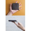 Life Pocket Smart Wallet Genuine Leather Bifold Men's Women's Mini