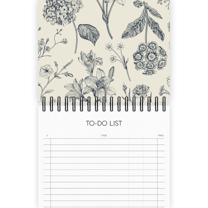 etmamu 250 To-Do List A5, 60 Sheets, 3 Columns, Task