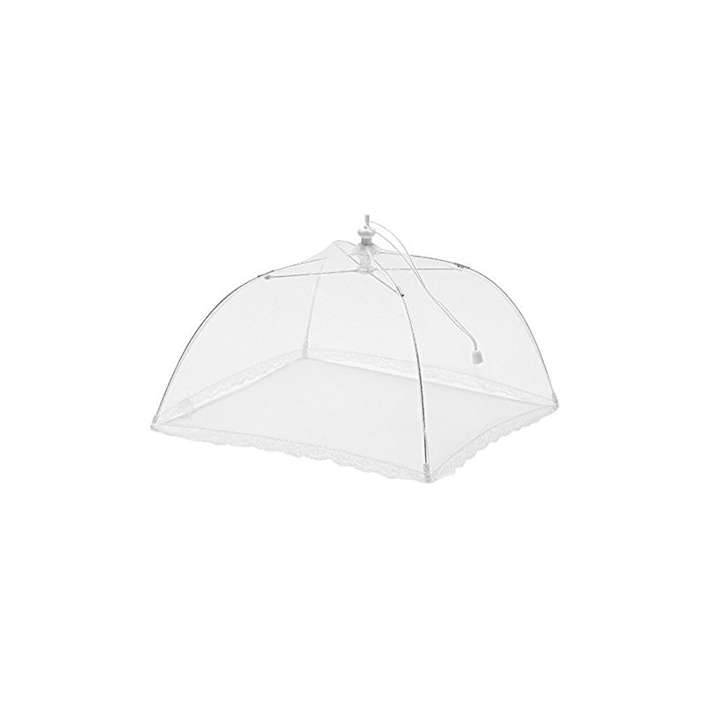 Avanti Square Net Food Cover, 30 cm Diameter White