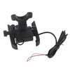 Motorcycle Phone Mount 5V2.1A Fast USB Charging 12 to 24V