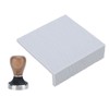 Silicone Coffee Tamper Mat Stainless Steel Coffee Tamper with 58mm