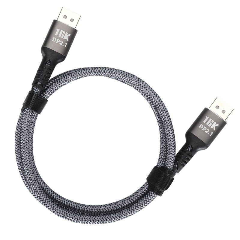 DisplayPort 2.1 Cable 16K 30Hz 40Gbps 3D Dynamic HDR Male