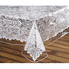 Deluxe Clear Plastic Tablecloth Protector 100% Waterproof Oil-Proof Spill-Proof Vinyl PVC Table Cloth Wipeable for Dining Table, Outdoor and Indoor Uses (52" x 70")
