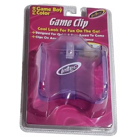 Intec Game Clip Gameboy Color Accessory #G2300 (Purple) - New Factory Sealed