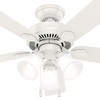 Hunter Fan 44 inch Traditional Fresh White Indoor Ceiling Fan